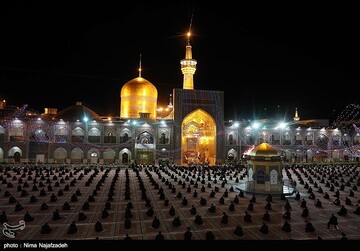 آئین شکرانه بازگشایی حرم مطهر رضوی