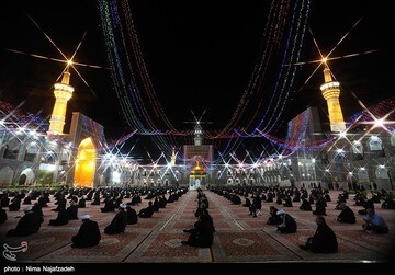 آئین شکرانه بازگشایی حرم مطهر رضوی