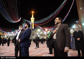 آئین شکرانه بازگشایی حرم مطهر رضوی