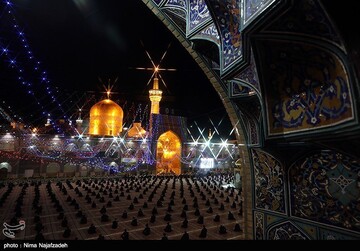 آئین شکرانه بازگشایی حرم مطهر رضوی