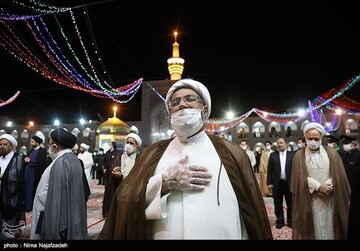 آئین شکرانه بازگشایی حرم مطهر رضوی