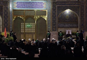 آئین شکرانه بازگشایی حرم مطهر رضوی