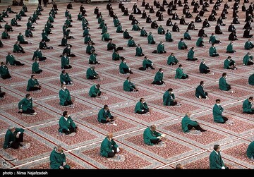آئین شکرانه بازگشایی حرم مطهر رضوی