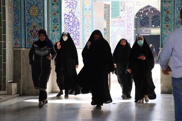 تصاویری از بازگشایی حرم حضرت زینب (س)