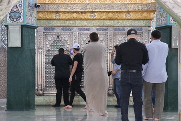 تصاویری از بازگشایی حرم حضرت زینب (س)