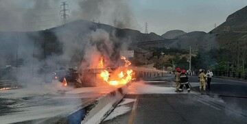 جزئیات تازه از آتش‌سوزی تانکر حامل سوخت در تهران/ عکس