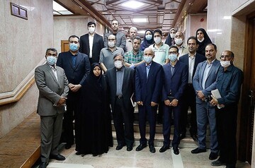 تجلیل از خدمات ارزشمند محمد سلطان مرادی با حضور اصحاب رسانه کیش   