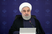 Rouhani: Iranians break US knee by unity