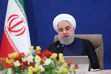 الرئيس روحاني: مواجهة الشعب الايراني لفيروس كورونا باتت حديث الألسن