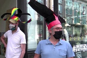ببینید | ساخت کلاه‌های ویژه رعایت فاصله اجتماعی در پاریس