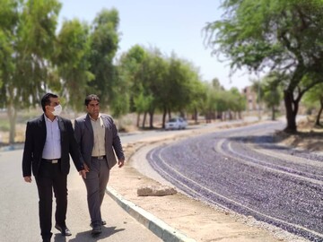 آسفالت ۴۰۰۰ متر مربع از فضاهای بیمارستان خاتم الانبیا(ص) شوشتر