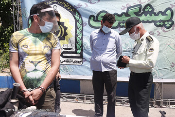 ستگیری ۱۴۶۰سارق و توزیع کننده مواد مخدر در طرح رعد۳۶