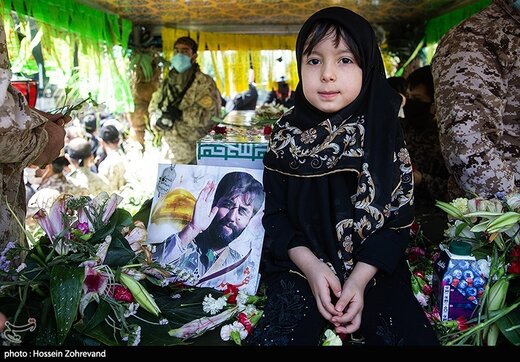 مراسم تشییع پیکر شهید جواد الله‌کرم برگزار شد