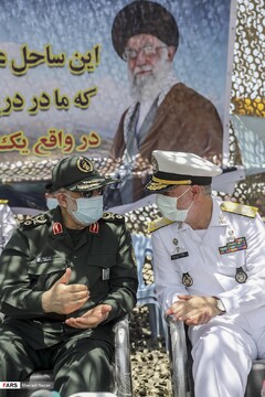 رزمایش موشکی ارتش در شمال اقیانوس هند
