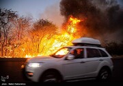 تصاویر | آتش سوزی مزارع خوزستان که خود کشاورزان مسببش بودند