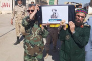 ببینید | دفن پیکر شهید نسیم افغانی در حرم امام رضا(ع) با دستور رهبرانقلاب