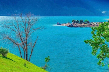 عکس | تصویری دیدنی از سد پرآب کارون در خورستان