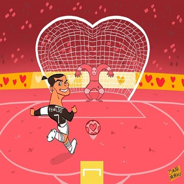 ببینید: رونالدو و پنالتی باهم دوست شدند!