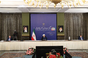 روحانی: در شرایط خطر برای تنگه هرمز، بازهم می توانیم نفت صادر کنیم