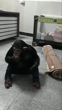 بازگشت شامپانزه معروف به باغ وحش ارم/ تصویر 