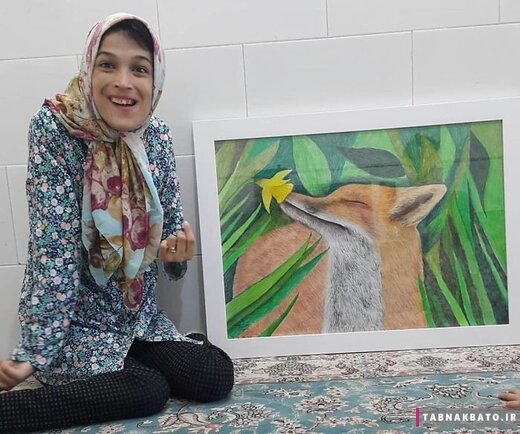 نقاشی‌های حیرت‌انگیز دختر ایرانی / عکس