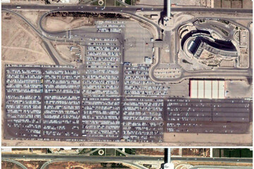 عکس | وضعیت ‏پارکینگ فرودگاه امام، قبل و بعد از کرونا