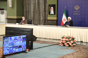 روحاني : اداء مختلف القطاعات الايرانية في ظروف كورونا كان ممتازا