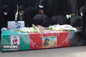 ‌ورود پیکر مطهر شهید والامقام «نسیم افغانی» به مشهد