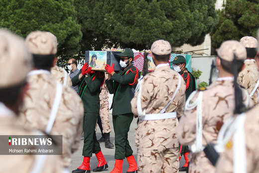 ‌ورود پیکر مطهر شهید والامقام «نسیم افغانی» به مشهد