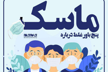 ببینید | پنج باور غلط درباره ماسک