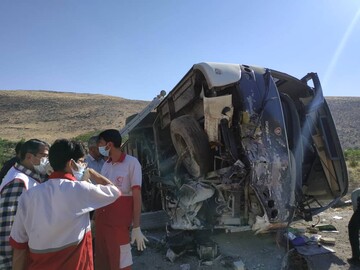 ۵ کشته براثر حادثه رانندگی در محور مواصلاتی بروجن به لردگان 