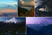 ببینید | تصاویر دیدنی از از قله‌ی دماوند