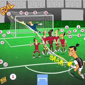 ببینید رونالدو بالاخره طلسم را شکست! 