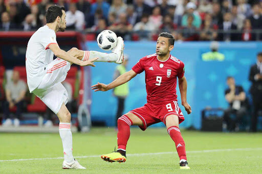 کار جالب بوسکتس جلوی رختکن تیم ملی ایران!