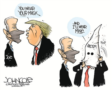 ببینید: بالاخره ترامپ هم ماسک ویژه زد!