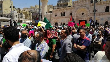 اردنی‌ها علیه اسرائیل به خیابان‌ها آمدند