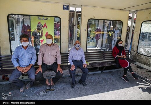 استفاده از ماسک در اتوبوسهای شهری گرگان