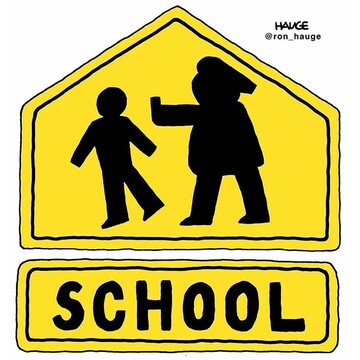 ببینید: تابلوی جدید مدارس در آمریکا! 