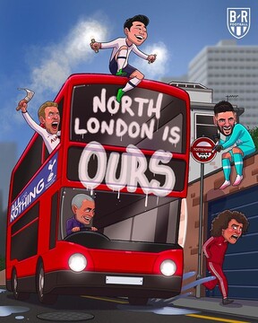 ببینید: مورینیو شمال لندن رو تصرف کرد!