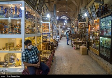 کسادی بازار وکیل شیراز در ایام کرونا