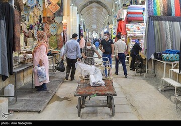 کسادی بازار وکیل شیراز در ایام کرونا