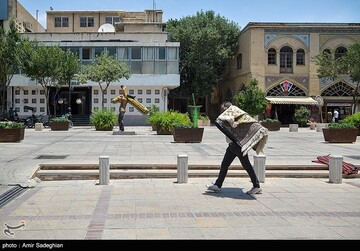 کسادی بازار وکیل شیراز در ایام کرونا