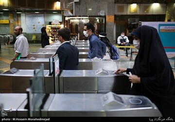 بدون ماسک وارد مترو نشوید