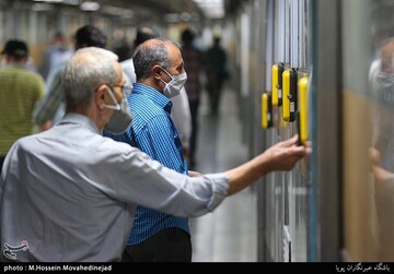 بدون ماسک وارد مترو نشوید
