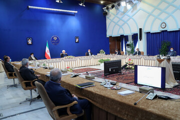 تصویری از روحانی و ۲ رئیس قوه دیگر در جلسه شورای عالی هماهنگی اقتصادی
