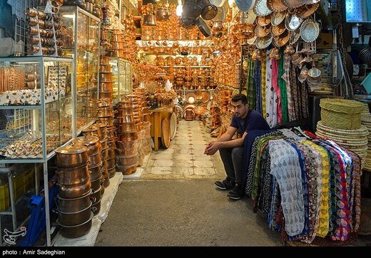 کسادی بازار وکیل شیراز در ایام کرونا