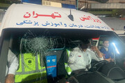 ببینید | بلایی که مسعود شجاعی بر سر آمبولانس استادیوم آزادی آورد!