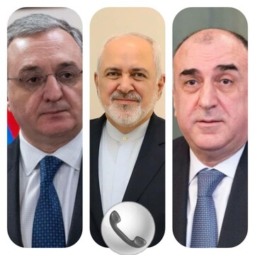 گفتگوی تلفنی ظریف با وزیران خارجه آذربایجان و ارمنستان