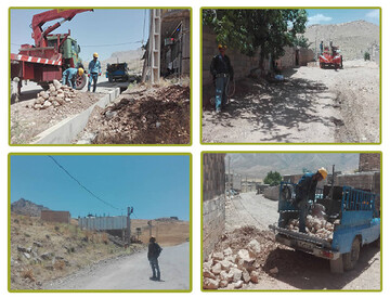 اجرای پروژه ی  تبدیل سیم به کابل و رفع افت ولتاژ در روستای دره نامداری شهرستان لردگان