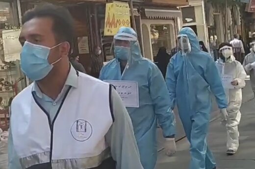 ببینید | ابتکار ضد کرونایی تماشایی دانشجویان پزشکی تبریز
